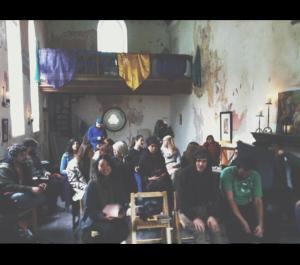 The first Fire & Fragrance Mobile DTS having lectures in an old monastery. 