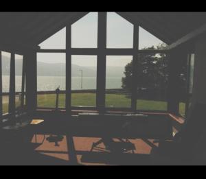 The view from the prayer room at the YWAM base in Rostrevor.